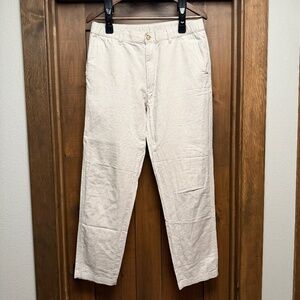 UNIQLO Linen Blend Easy Ankle Pants, Men's